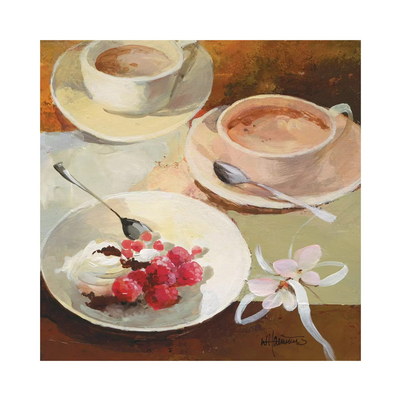 Cafe Grande III by Willem Haenraets - Wrapped Canvas Print, 30.48 cm H x 30.48 cm W