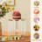 6-Piece Round Gold Metal Cake Stand Set for Wedding Birthday Party