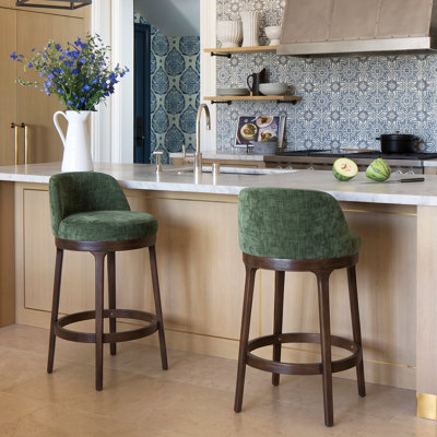 Tabouret de comptoir avec dossier ergonomique Elio