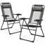 Chaise de plage pliante ajustable pour patio