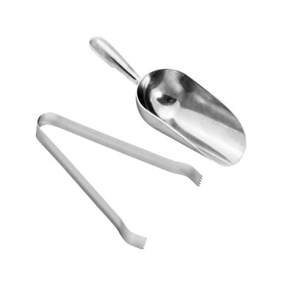 Rink Drink - Barware Scoops & Tongs - Silver