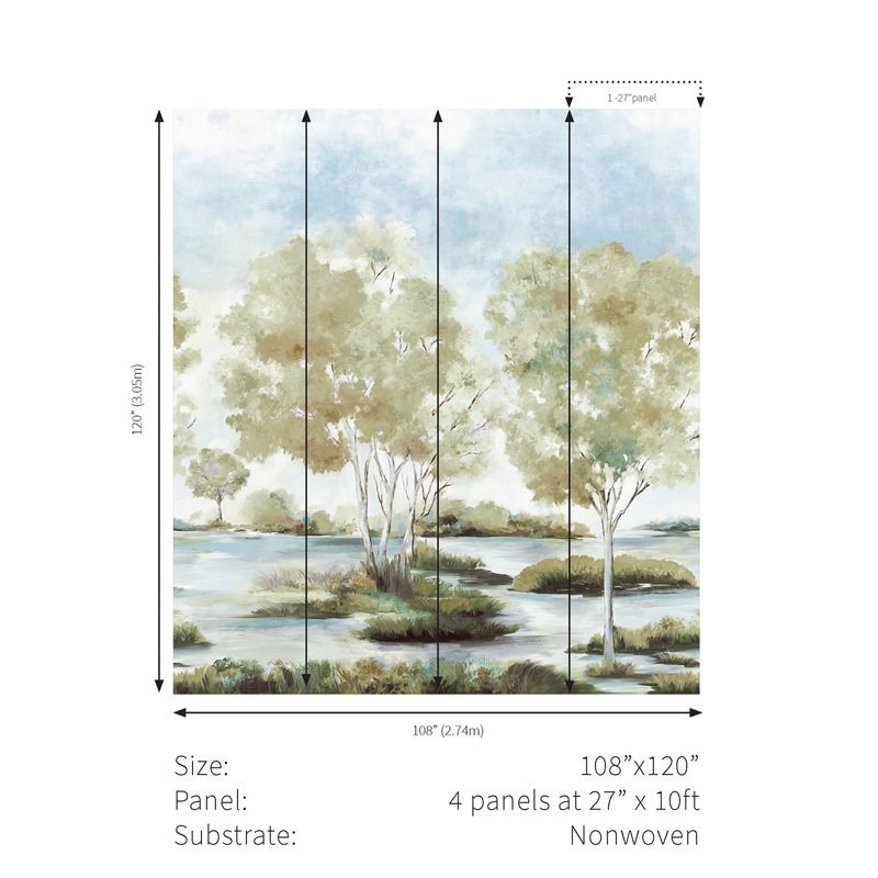 Amaru Wall Mural, Juniper