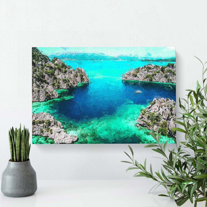 Coron In The Philippines - Wrapped Canvas, 35cm H x 50cm W x 3cm D
