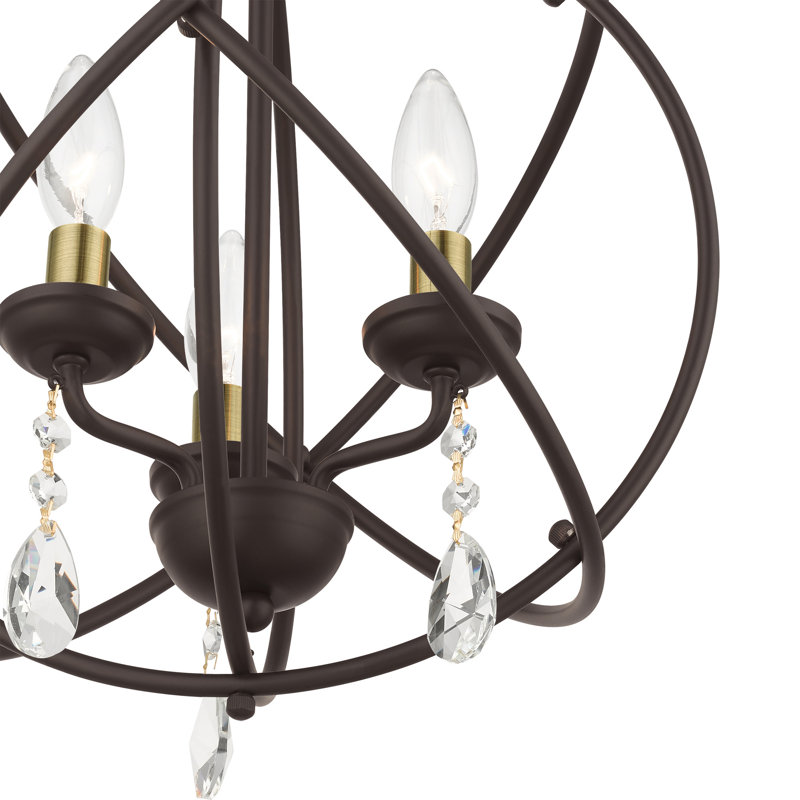 Laclair 3 - Light Pendant, Bronze, 14.5" H x 15.5" W x 15.5" D