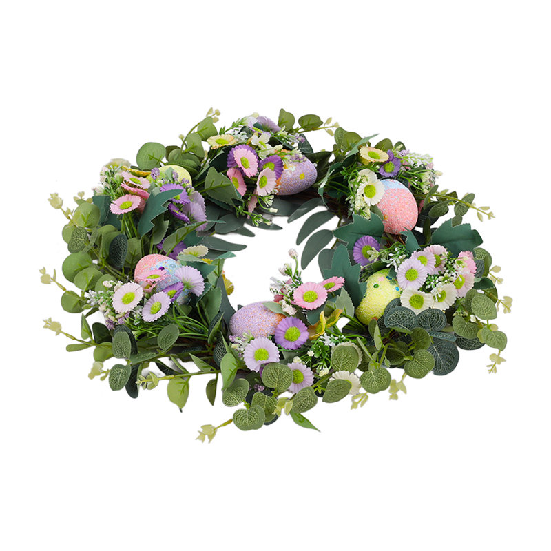 Faux Daisy 45cm Wreath