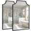 Miroir de salle de bain en métal