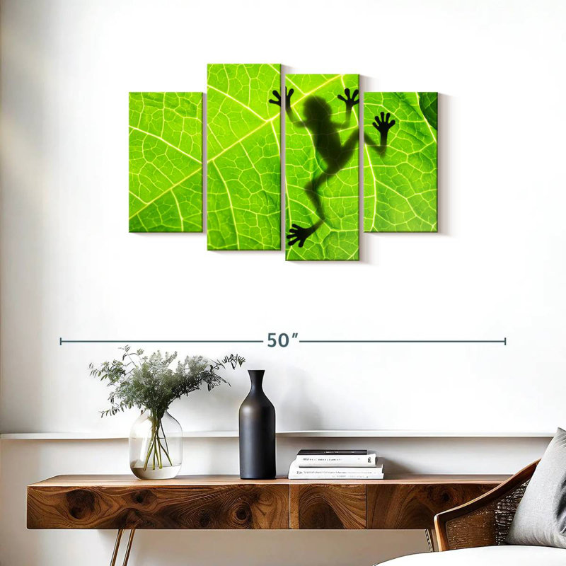 Brampt Frog Leaf Shadow, 22" H x 36" W