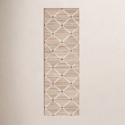 Kali Natural Flatweave Geometric Jute Rug