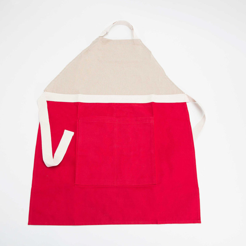 Tablier unisexe, Adulte, Rouge