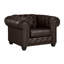 Ensemble de salon en cuir véritable 3 pièces Orner-419411089