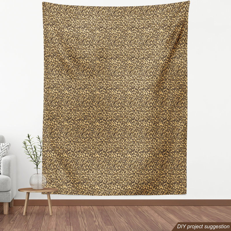 Tissu leopard, l 58 po x L 180 po