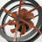 Karlena 18.9" Dimmable Ceiling Fan with Light LED Kit and Remote