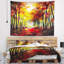 Promenade du paysage à travers la tapisserie de la forêt d'automne-28482964