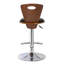 Langton Swivel Upholstered Adjustable Height Counter Stool-358532489