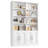 Kirklyn 73" H Standard Storage Bookcase with Doors and 8 Open Shelves, Modern Wood Organizer-101055692