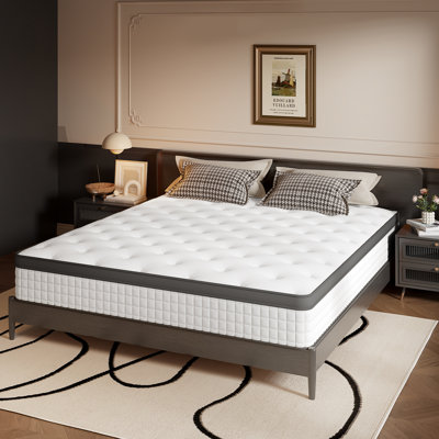 25cm Memory Foam Mattress Pocket Sprung Hybrid Mattress