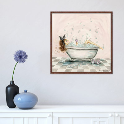 Pamper Yourself Bubble Bath by Bella Pilar - Painting on Canvas