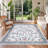Washable Rugs Non Slip Area Rugs for Bedroom,Farmhouse Floral Carpets for Hallway,Dining Room,Bathroom,Nursery-82172140-82172131