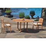 Pemberton Outdoor - Piece Teak Dining Set