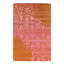 Canvello Rust Color Modern Hand Knotted Rug 6' X 9'