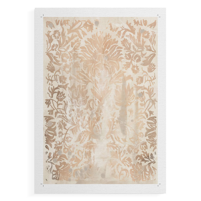 Noyer damassé IV - Impression sur toile seulement - NON CADRE, H 27 po x l 18 po