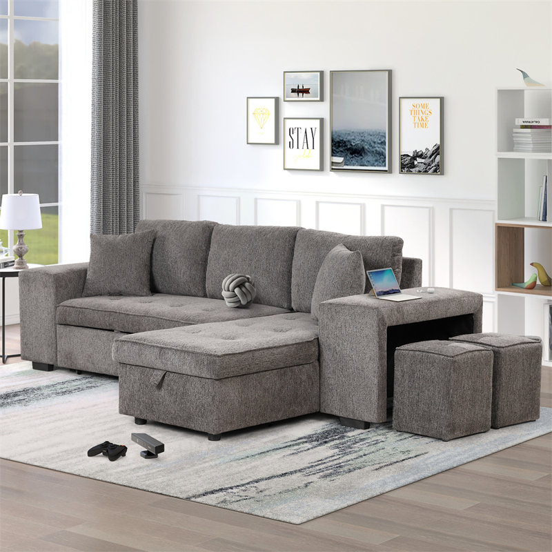 Canapé modulaire rembourré 3 pièces Dionis