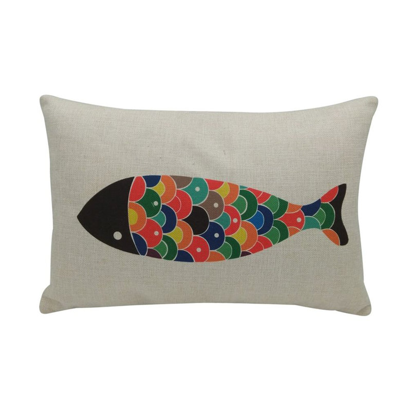 Tressa  Cotton Blend Throw Pillow