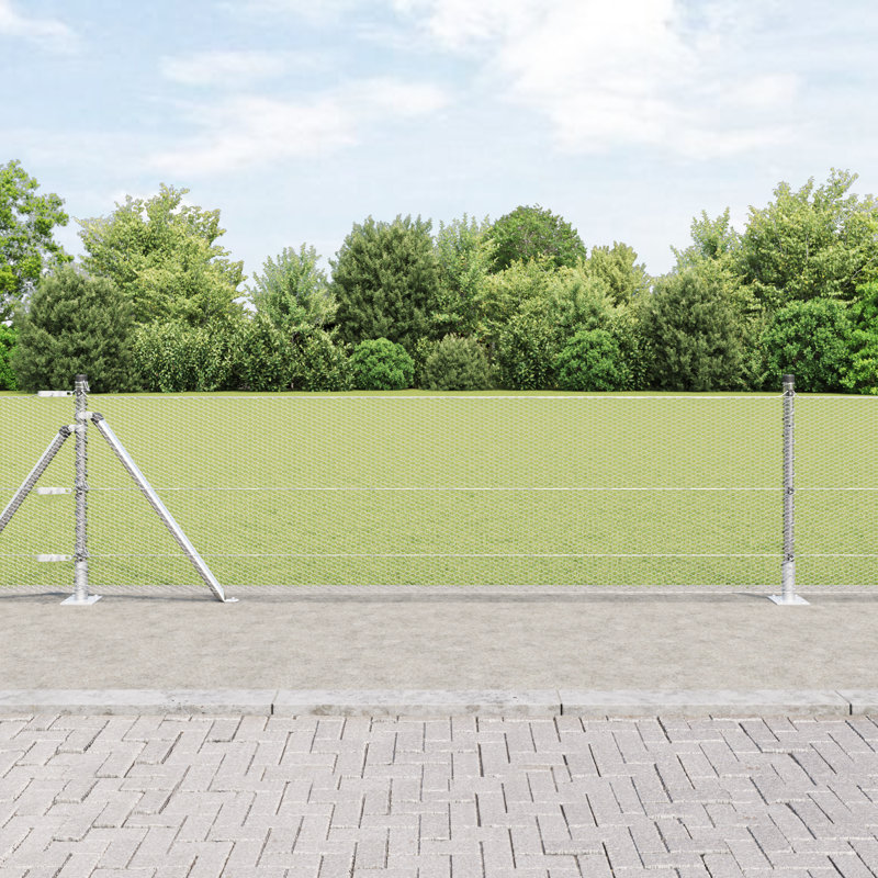 Hexagon Fence Galvanised Steel, 40cm H x 1000cm W