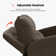 Zero Clearance Recliner Power Reclining Loveseat Sofa with Adjustable Headrest, RV Recliner Loveseat for Small Spaces