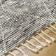 Talon Geometric Hand-Knotted Wool Area Rug in Gray/Brown