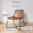 Keertana Faux Leather Accent Chair-2046721876