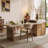 French Retro Retractable Dining Table
