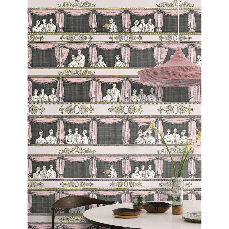 Fornasetti Wallpaper Roll, Ballet Slipper