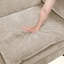 Causeuse de style moderne, moelleux, tissu d'ameublement en chenille, tissu de salon contemporain, 1 pièce, contreplaqué durable-121069120