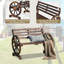 Banc de jardin en bois pour terrasse Belleville Everson