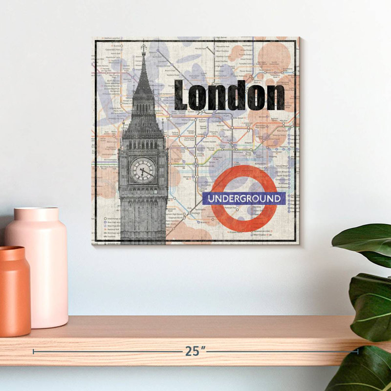 Train Nicci London, H 16 po x l 16 po