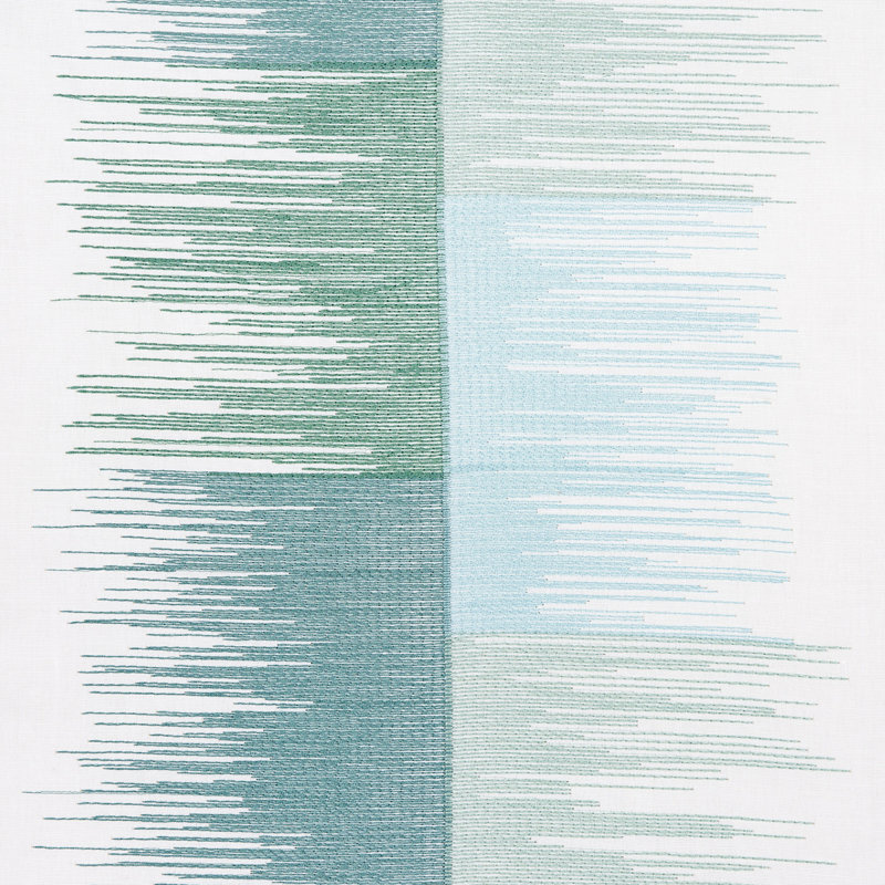 Sunburst Stripe Embroidery Fabric, Mineral