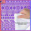 Édredon à motif floral mauve-128733952