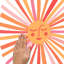 Adhésif décoratif CATCOQ SUNSHINE PEEL ET STICK
