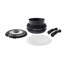 Karaca BioDiamond Easy Clip 13-Piece Non-Stick Cookware Set, Black