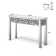 Yolanta 47.24" Glass Console Table With Crystal Frame