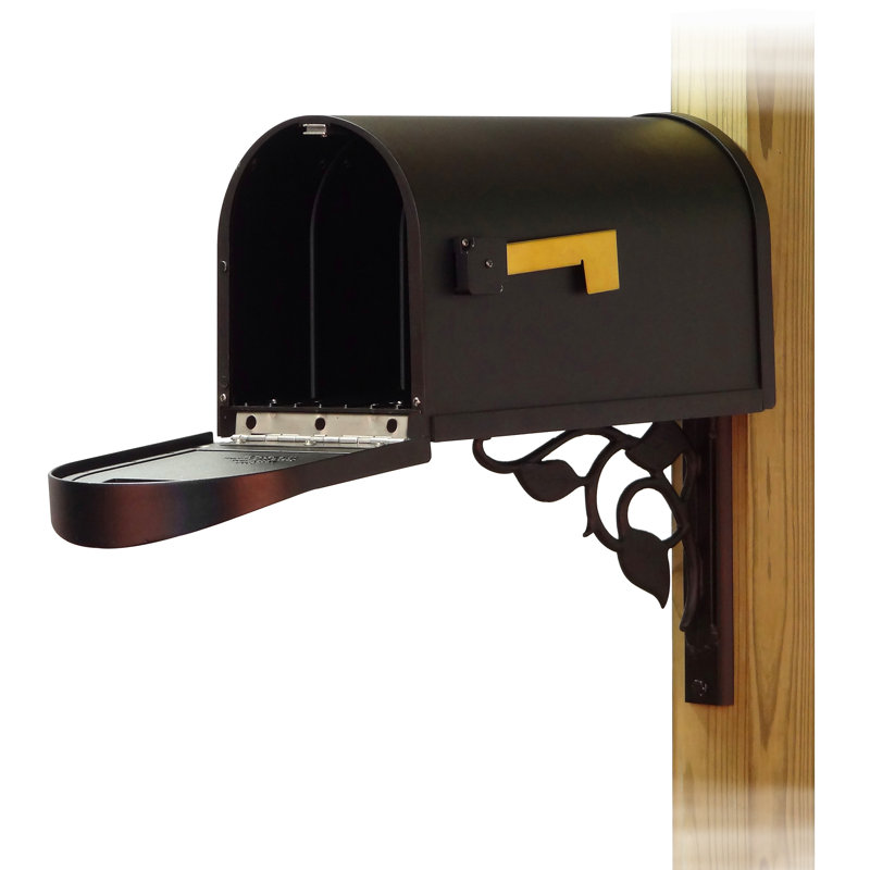 Classic Aluminum Post Mounted Mailbox