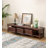 78.74" Brown Rectangular Solid Wood TV Stands