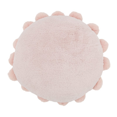 Coussin en polyester Faux Rabbit Fur Collection