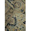 Tapis d'inspiration rétro 4 x 7 avec motifs classiques bleu et beige