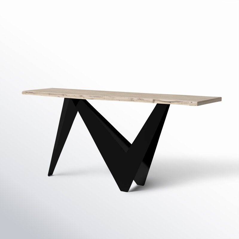 Hobbs 68'' Solid Wood Top Console Table