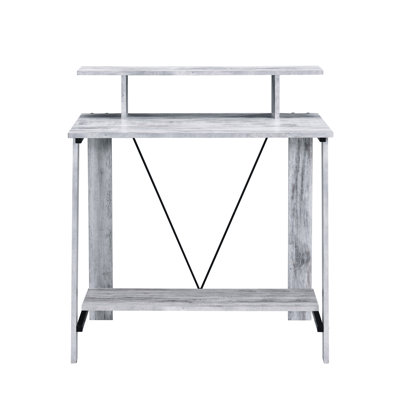 Modern Office Desk With Upper Shelf And Sleek Appearance Long-lasting Quality