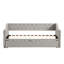 Lit de jour simple tapissier avec couchette escamotable, gris-1671876063
