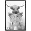 Impression sur toile encadrée, animaux, drôle, salle de bain, vache Highland-93629454-119598475-93629455