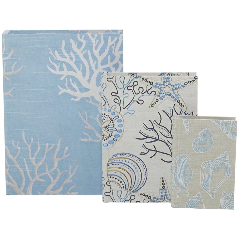 3 - Piece Paper Book Box